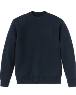 Cotton Crewneck Guide Sweater