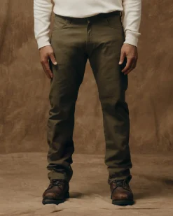 Dry Tin Cloth 5-pocket Pants
