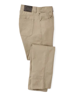 Dry Tin Cloth 5-pocket Pants