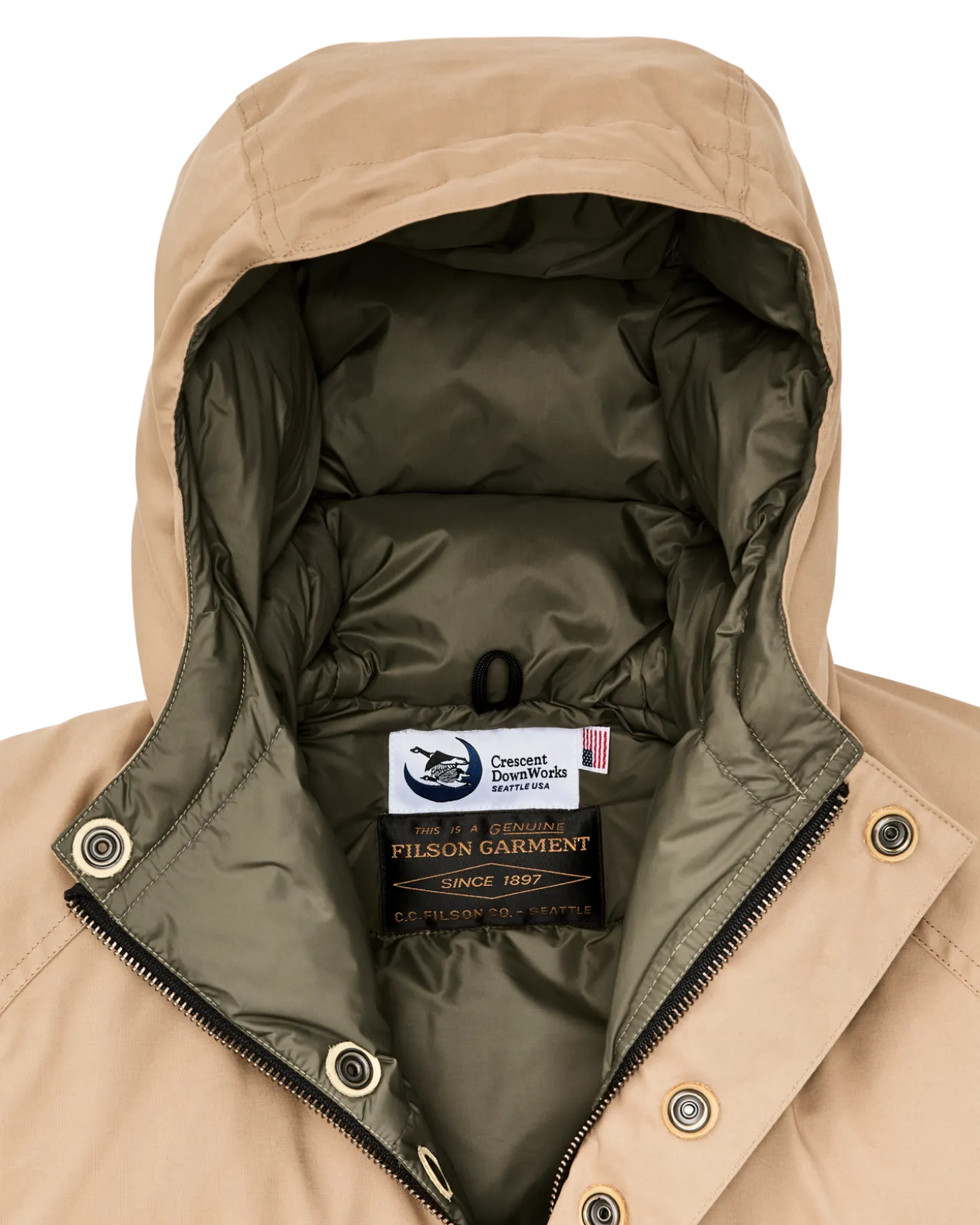 Filson X Crescent Down Works Parka
