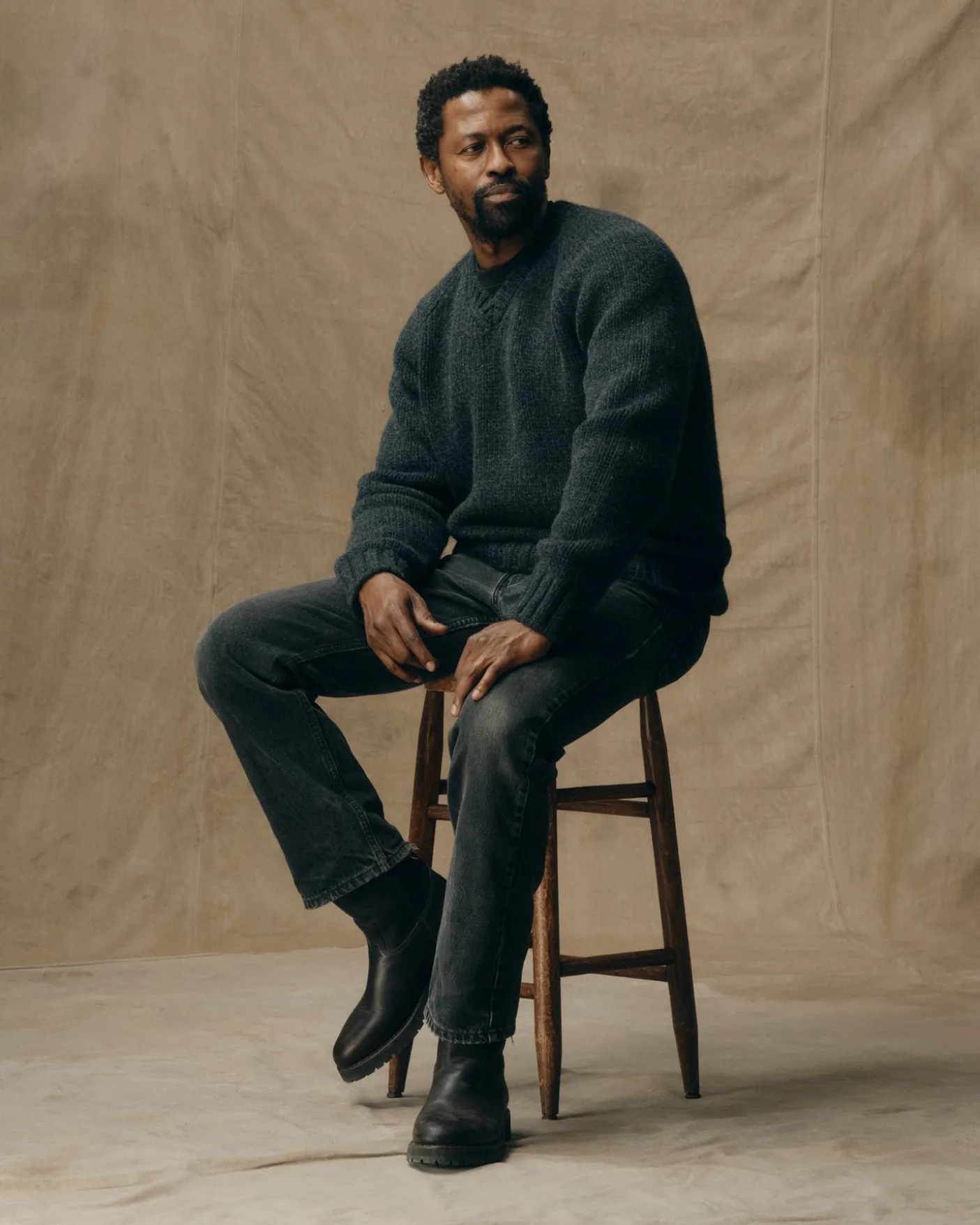 3-gauge Alpaca Blend Sweater