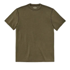 210g Merino Wool Short Sleeve Crewneck T-Shirt