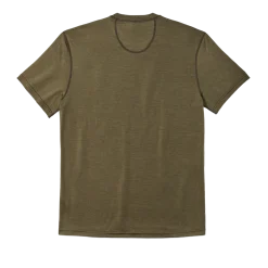 210g Merino Wool Short Sleeve Crewneck T-Shirt