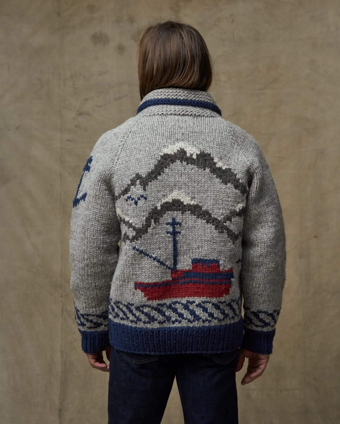 Handmade Full-zip Sweater