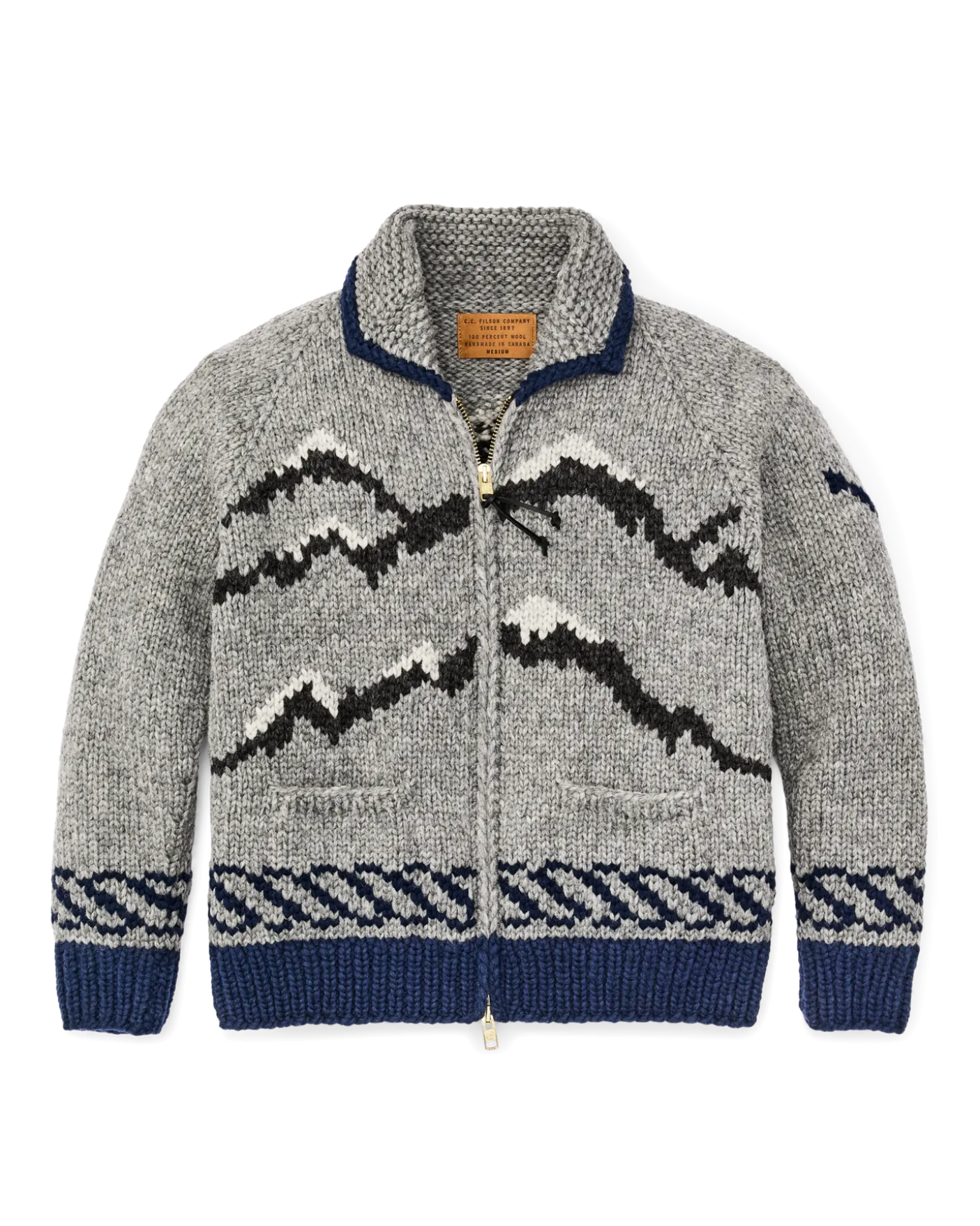 Handmade Full-zip Sweater