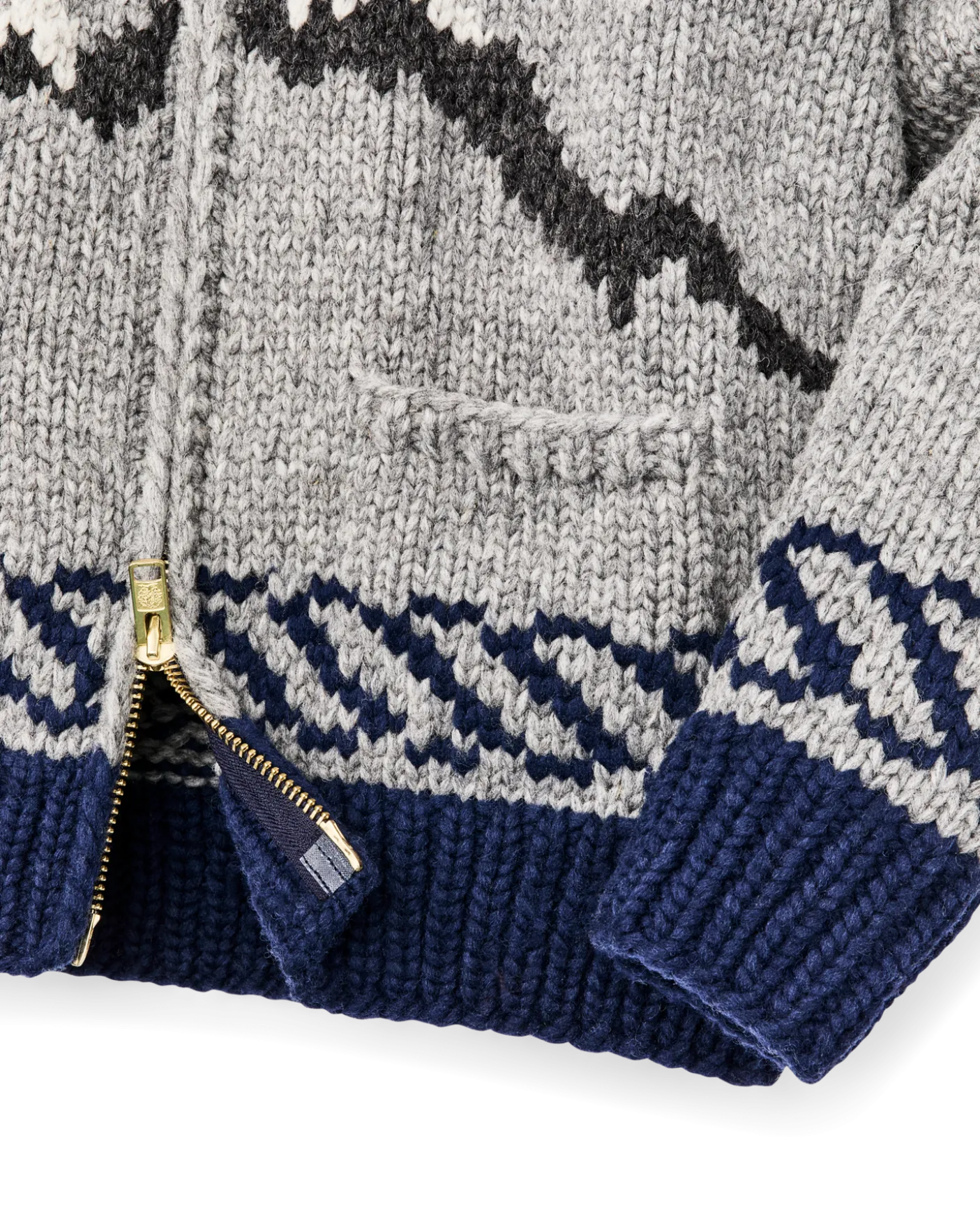 Handmade Full-zip Sweater
