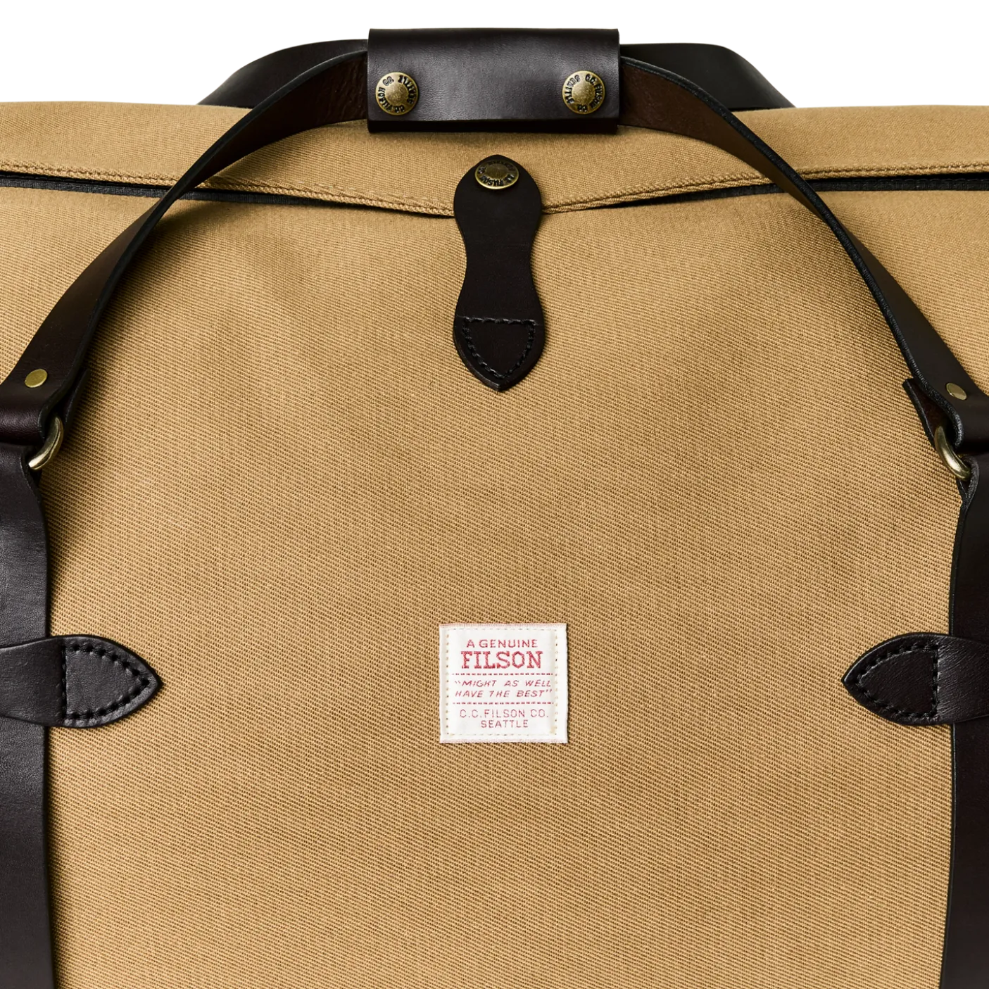 Large Rugged Twill Duffle Bag
