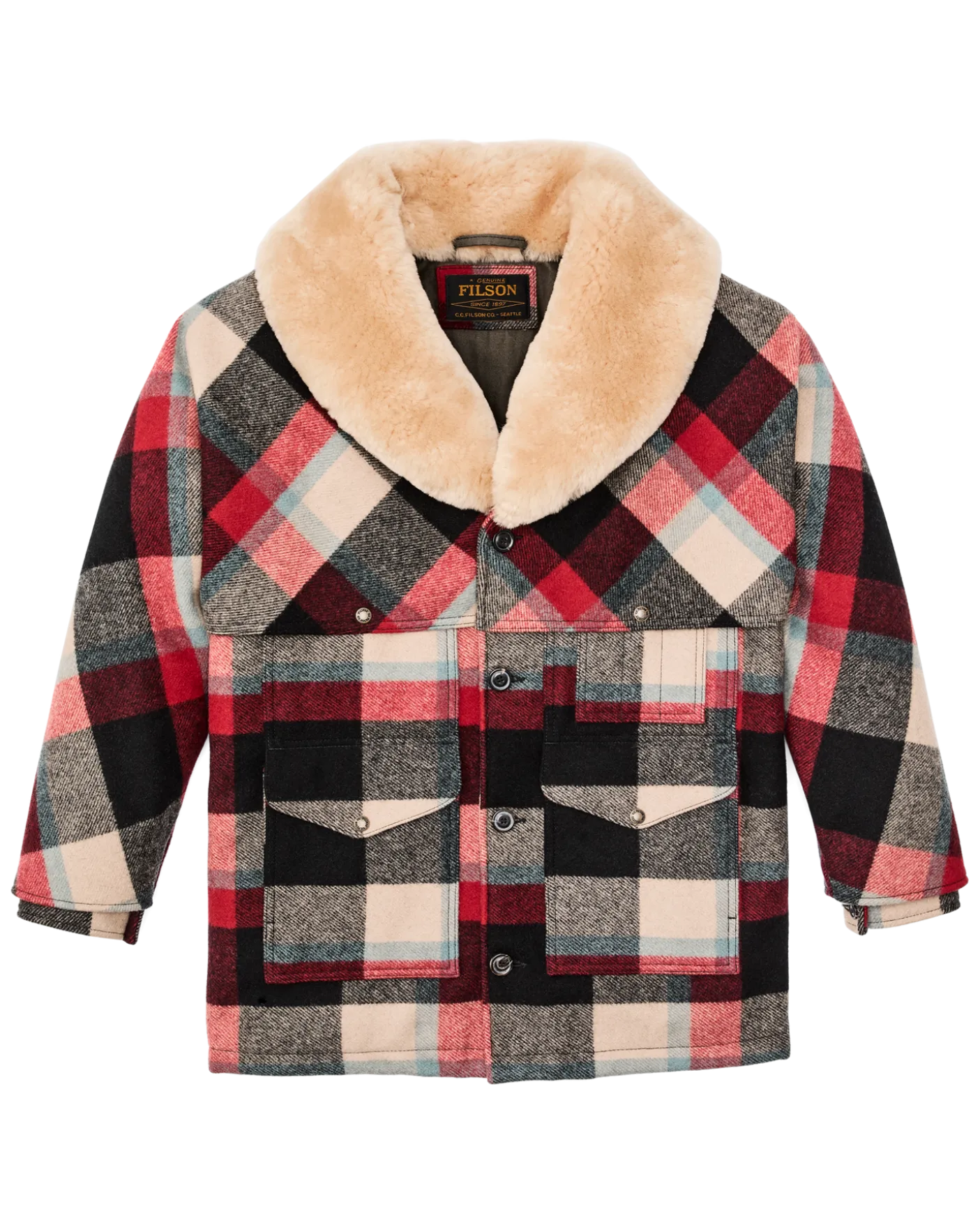Lined Mackinaw Wool Packer Coat