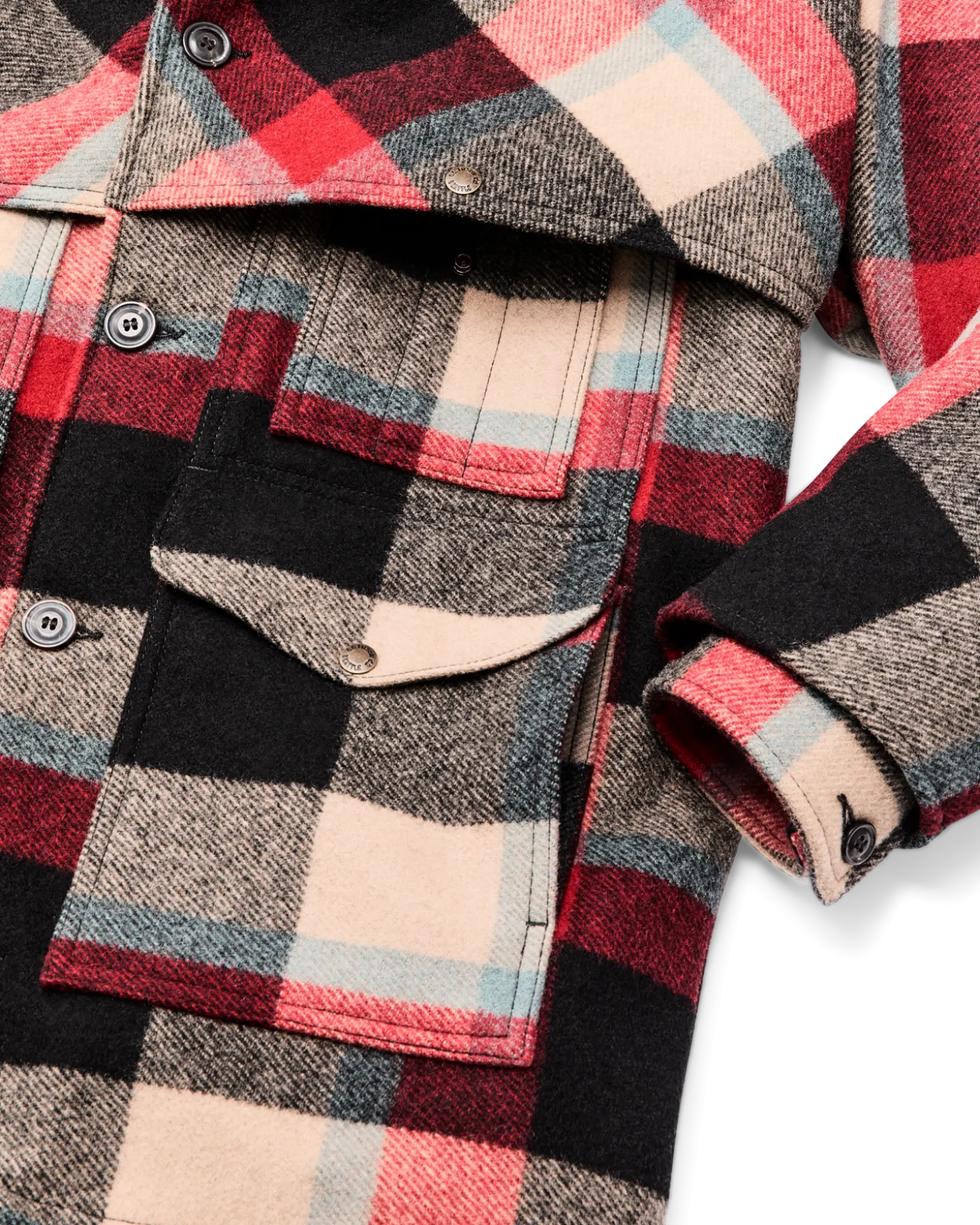 Lined Mackinaw Wool Packer Coat