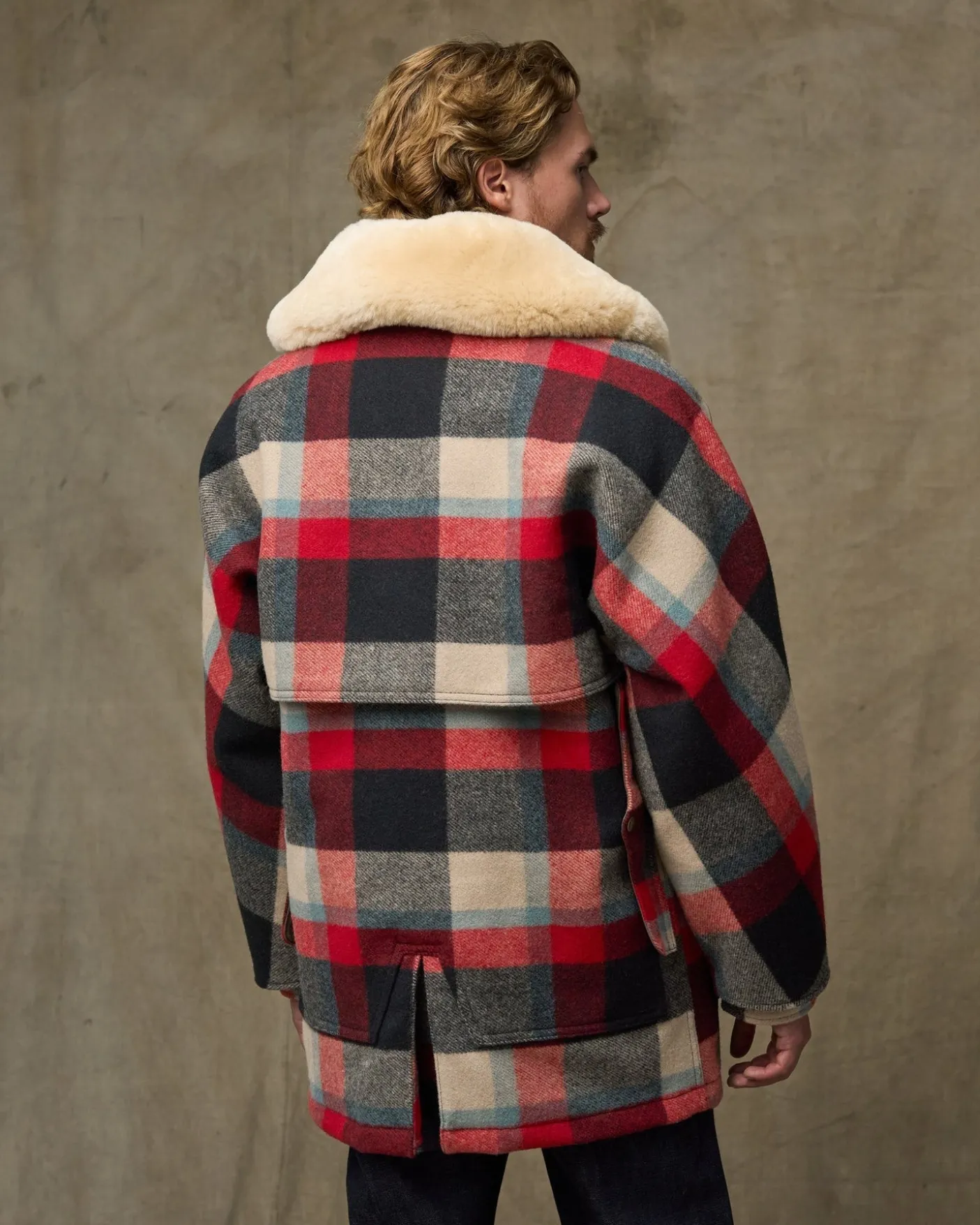 Lined Mackinaw Wool Packer Coat