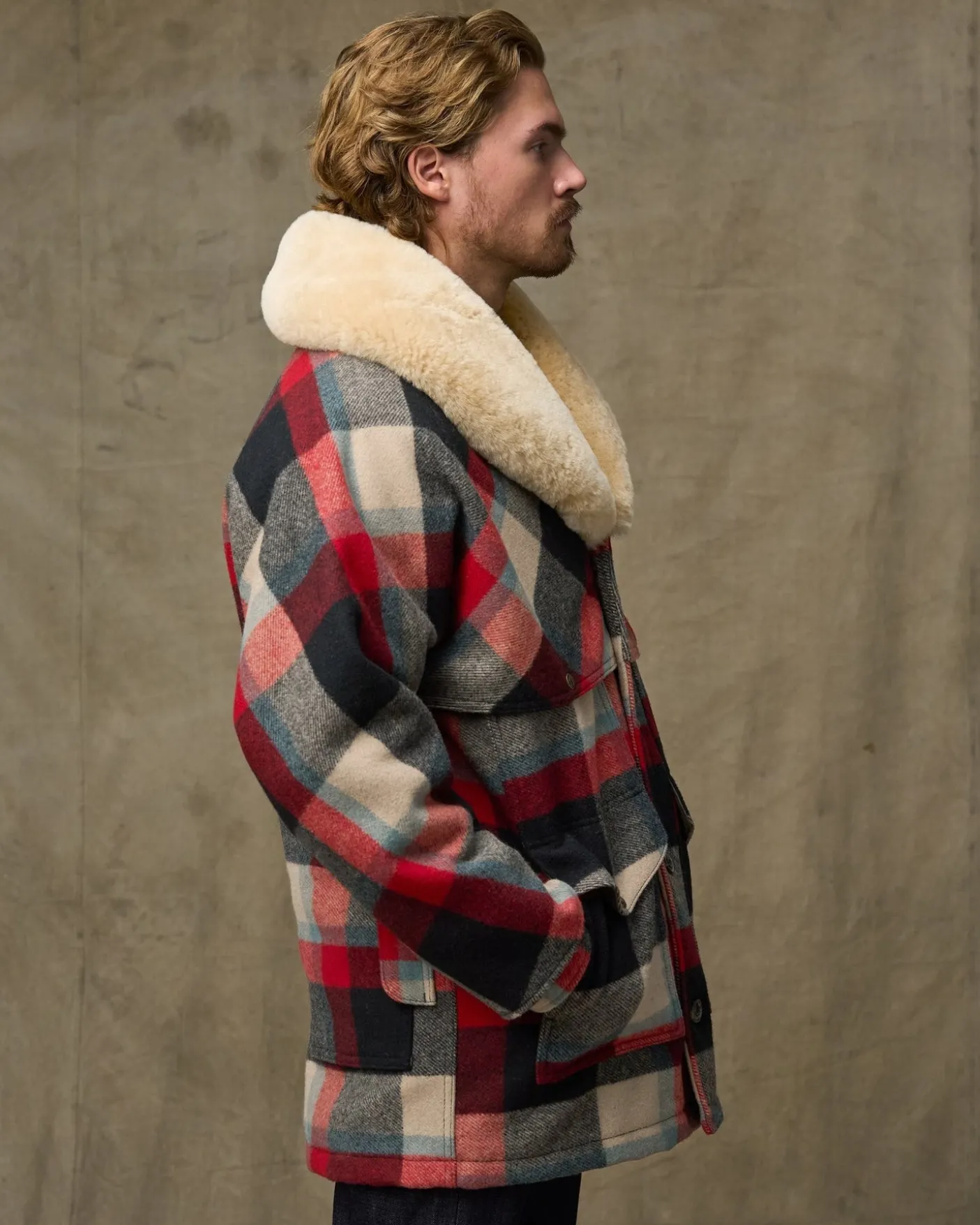 Lined Mackinaw Wool Packer Coat