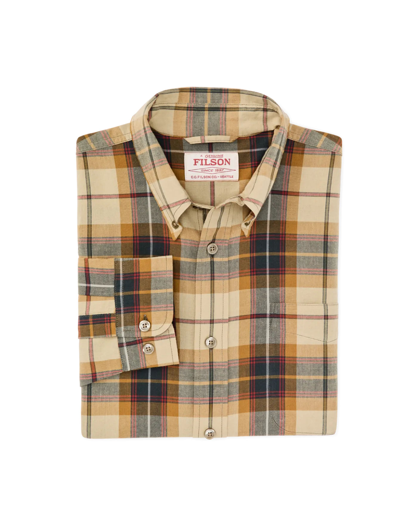 Madras Button-Down Shirt