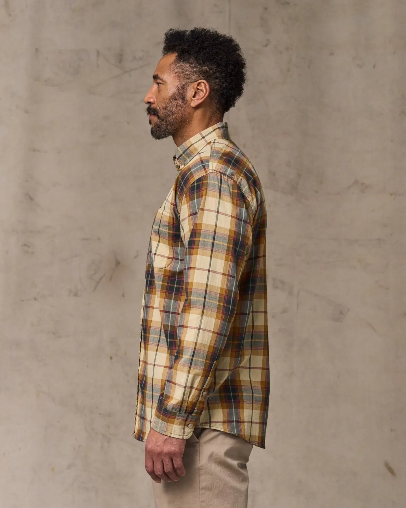 Madras Button-Down Shirt
