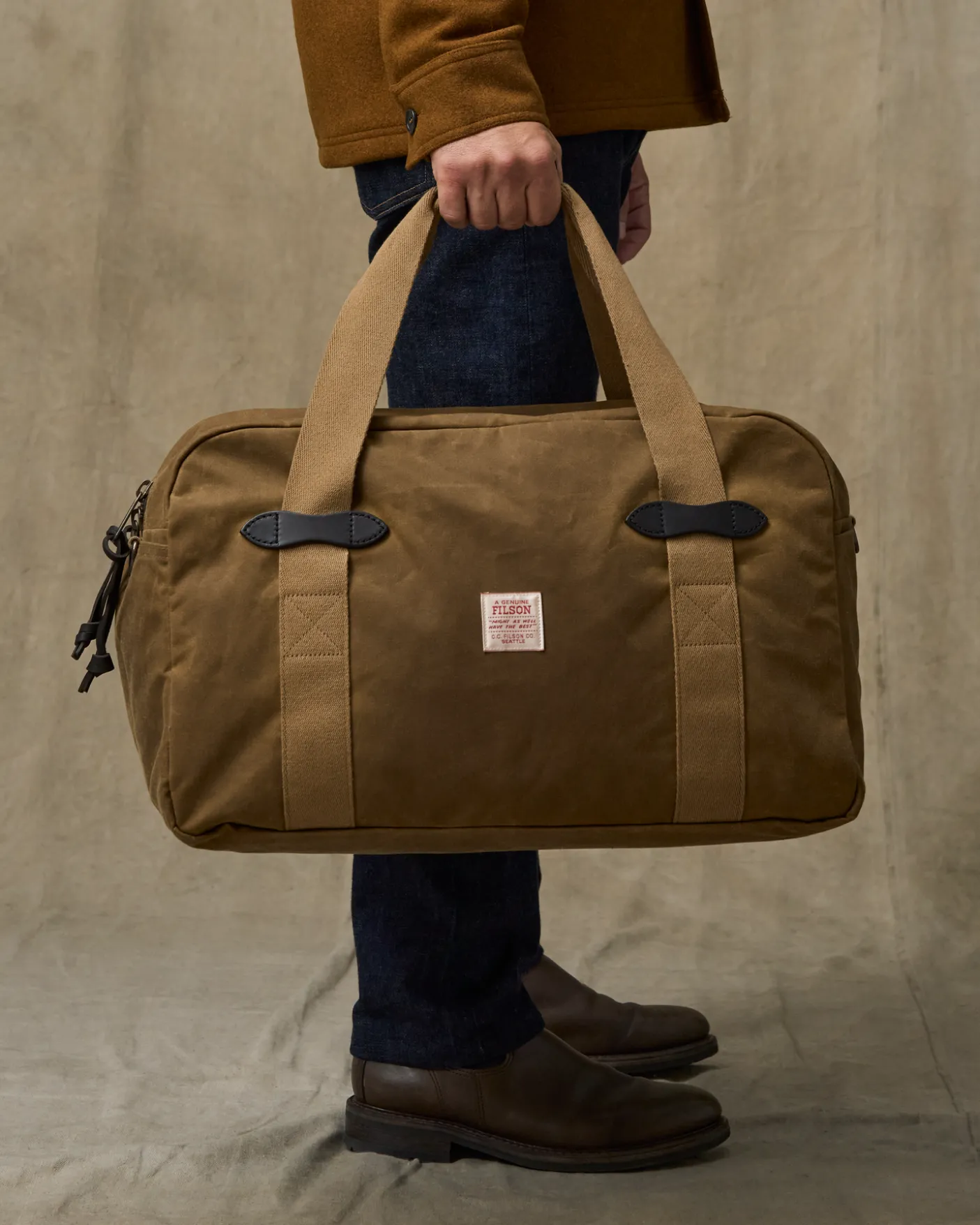 Medium Tin Cloth Duffle Bag