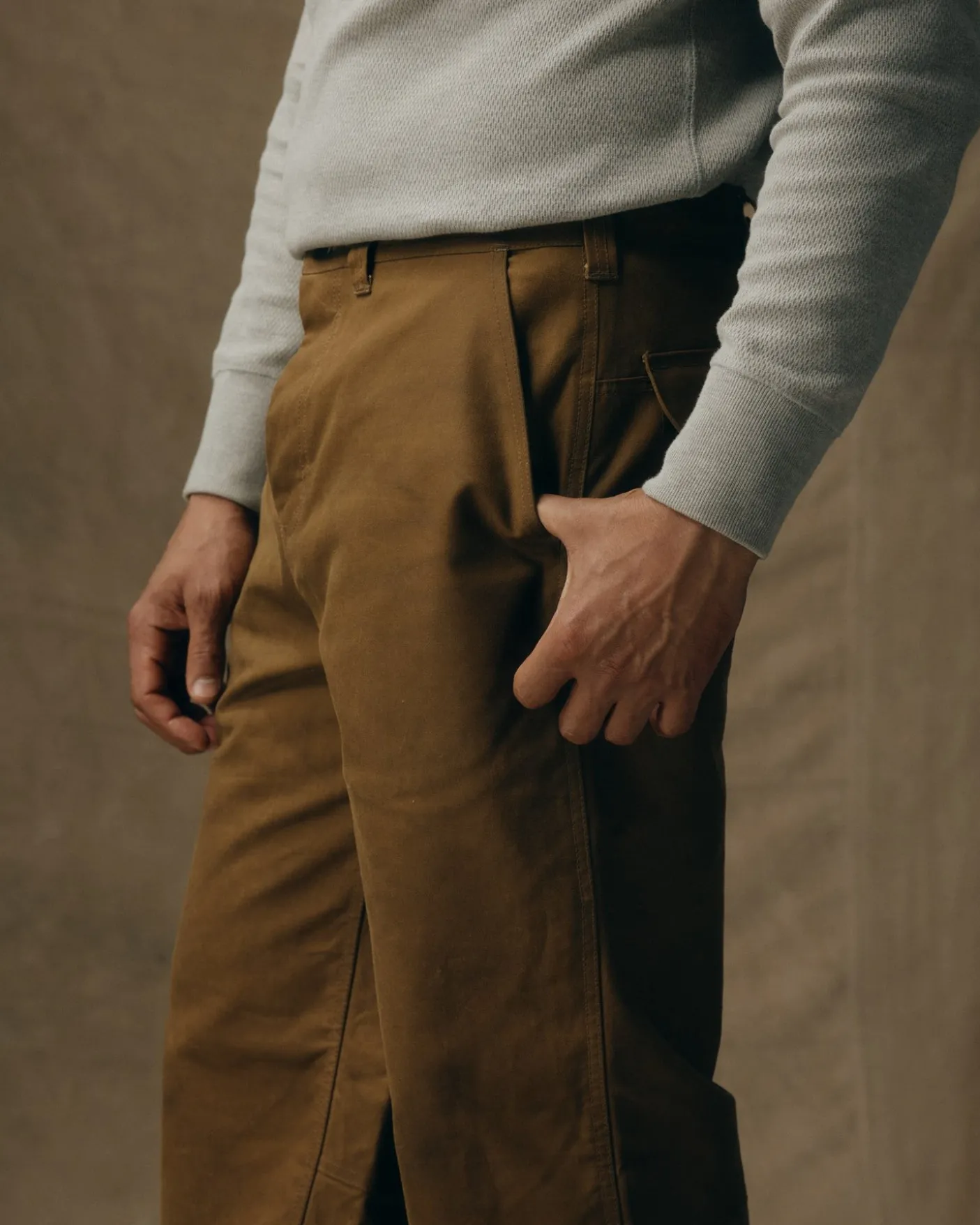 Oil Finish Double Tin Cloth Pants