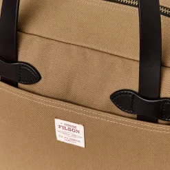 Rugged Twill Zipper Tote Bag