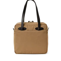 Rugged Twill Zipper Tote Bag