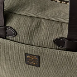 Rugged Twill Zipper Tote Bag