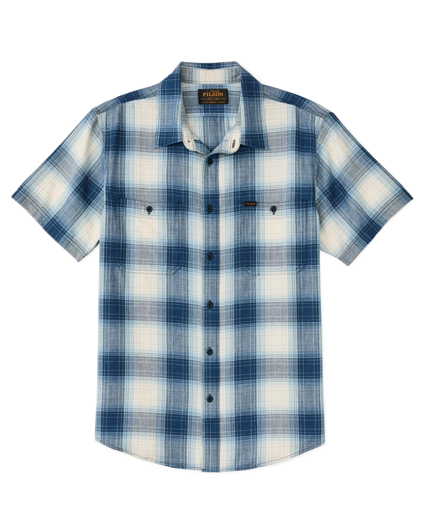 Short Sleeve Chambray Shirt
