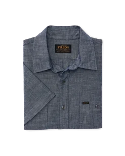 Short Sleeve Chambray Shirt