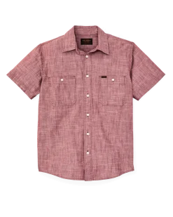 Short Sleeve Chambray Shirt