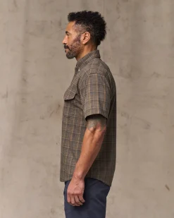 Short Sleeve Madras Popover Shirt