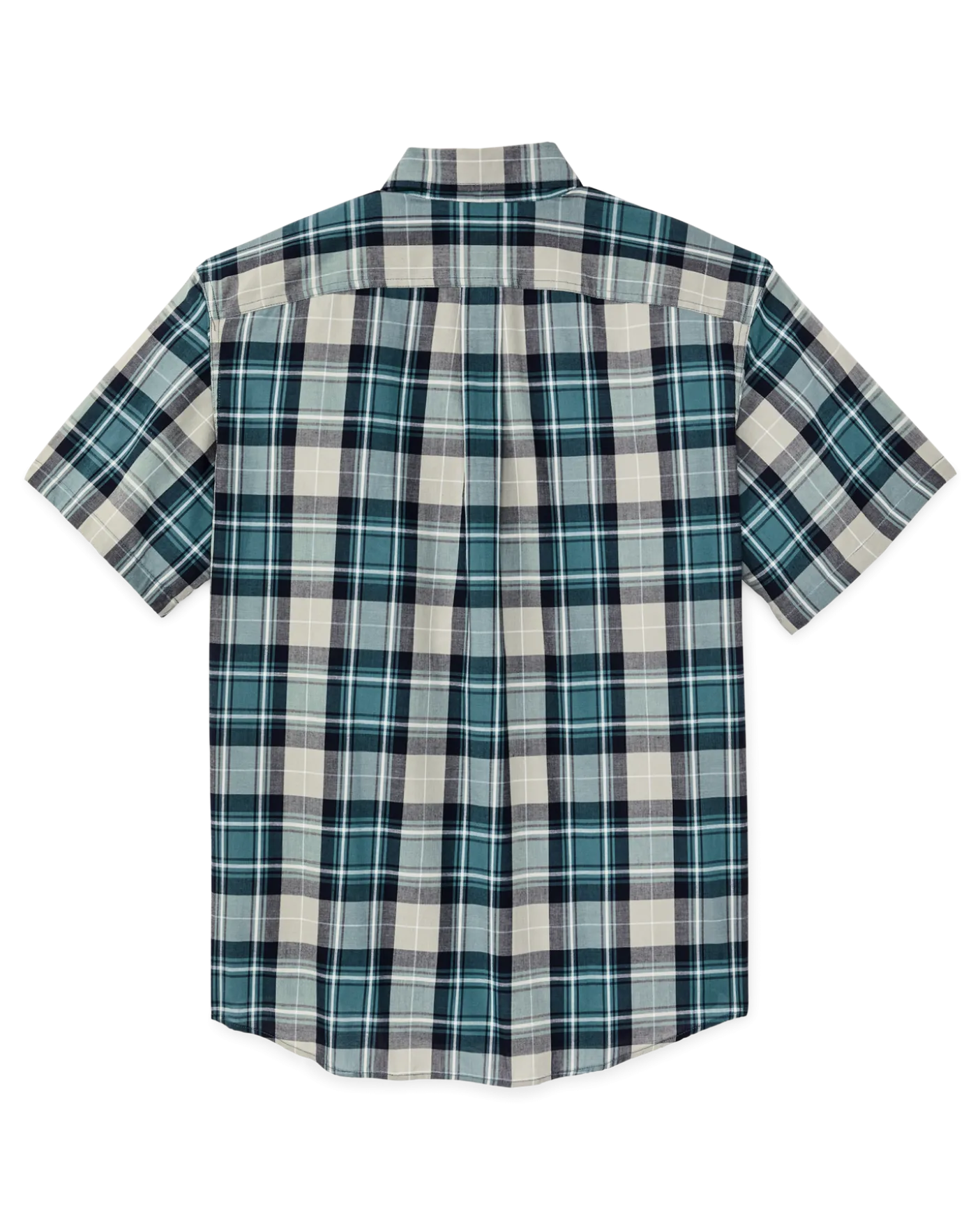 Short Sleeve Madras Popover Shirt