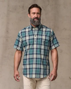 Short Sleeve Madras Popover Shirt