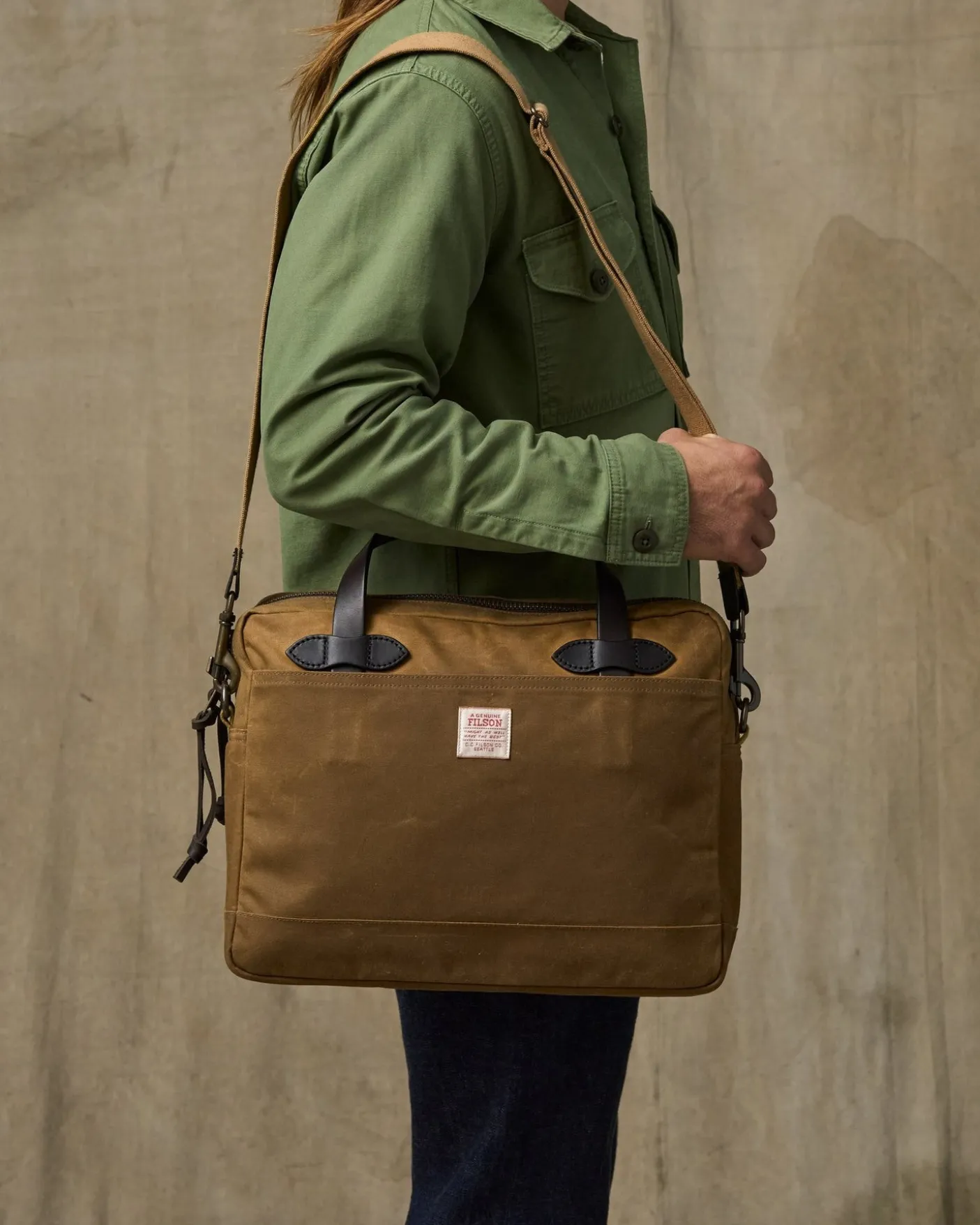 Tin Cloth Compact Briefcase