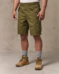 Tropical Poplin Cargo Short