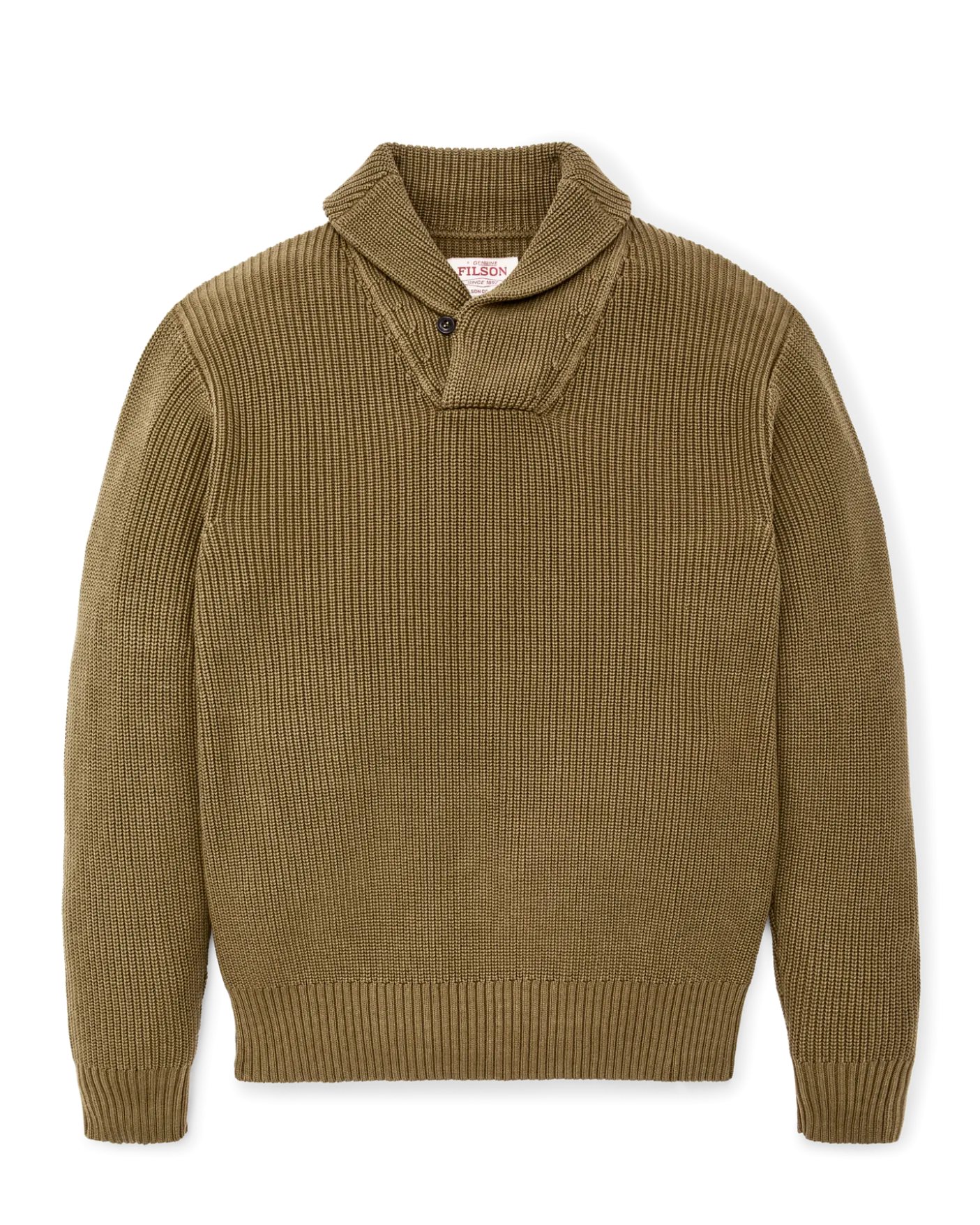 Vintage Cotton Shawl Neck Sweater