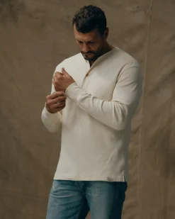 Waffle Knit Henley