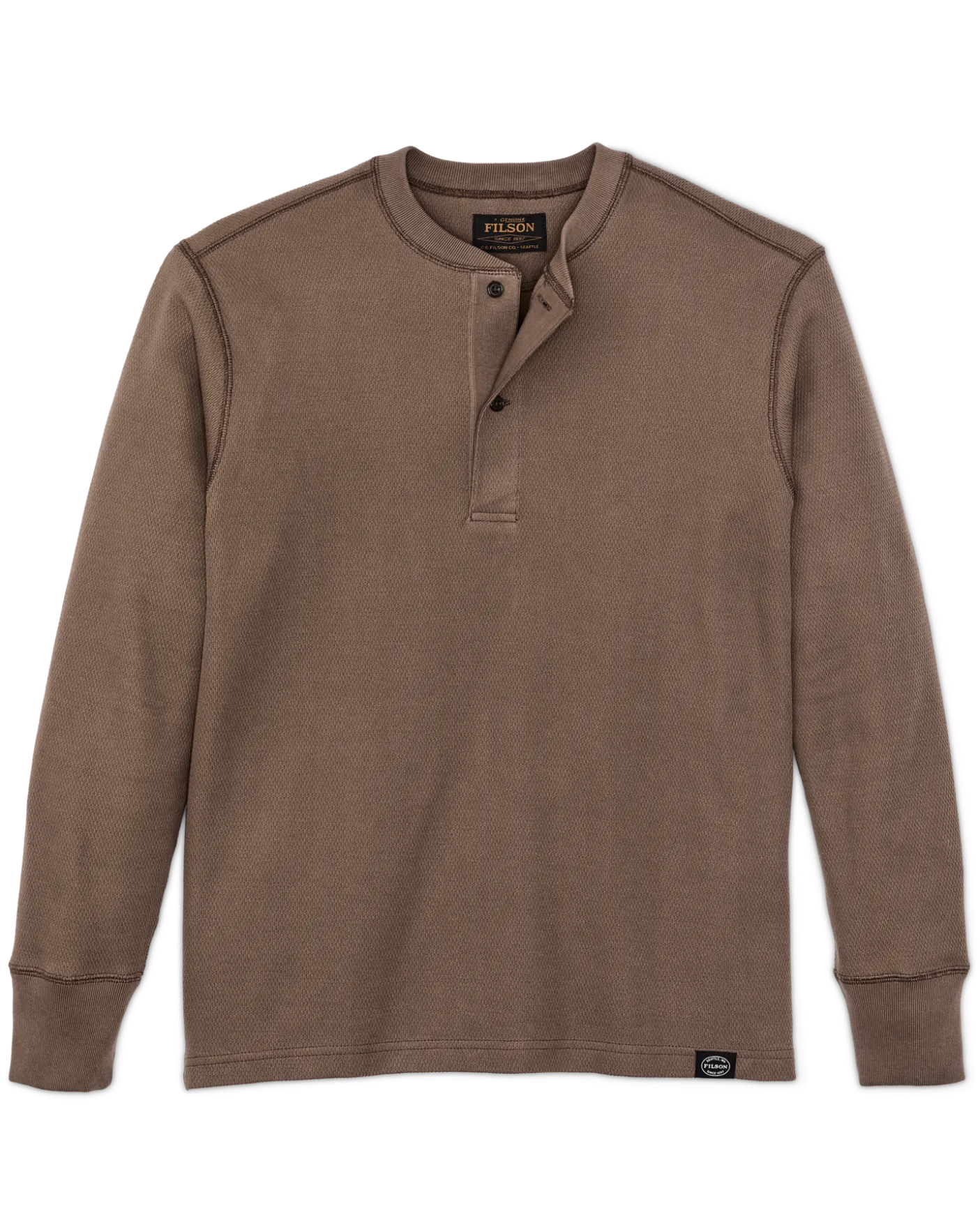 Waffle Knit Henley