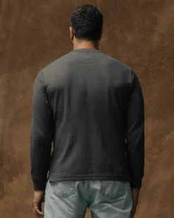 Waffle Knit Thermal Crewneck