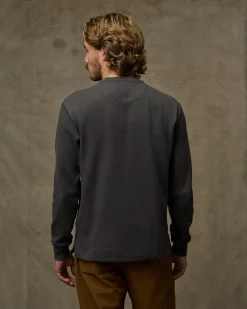 Waffle Knit Thermal Crewneck