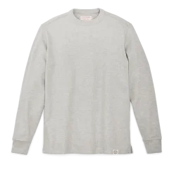 Waffle Knit Thermal Crewneck