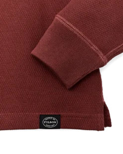 Waffle Knit Thermal Crewneck