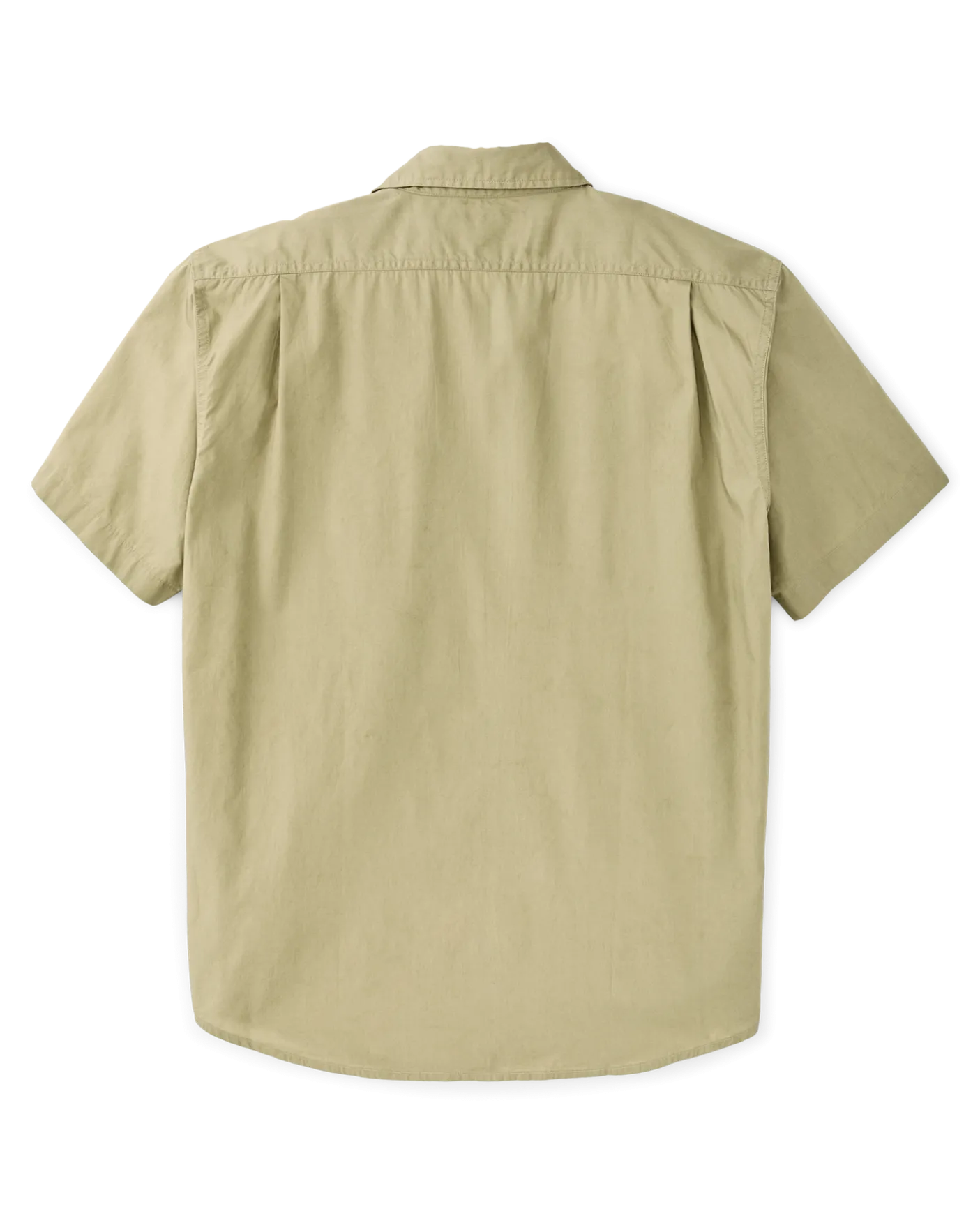 Washed Short Sleeve Feather Cloth Shirt