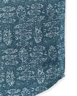 Washed Short Sleeve Feather Cloth Shirt