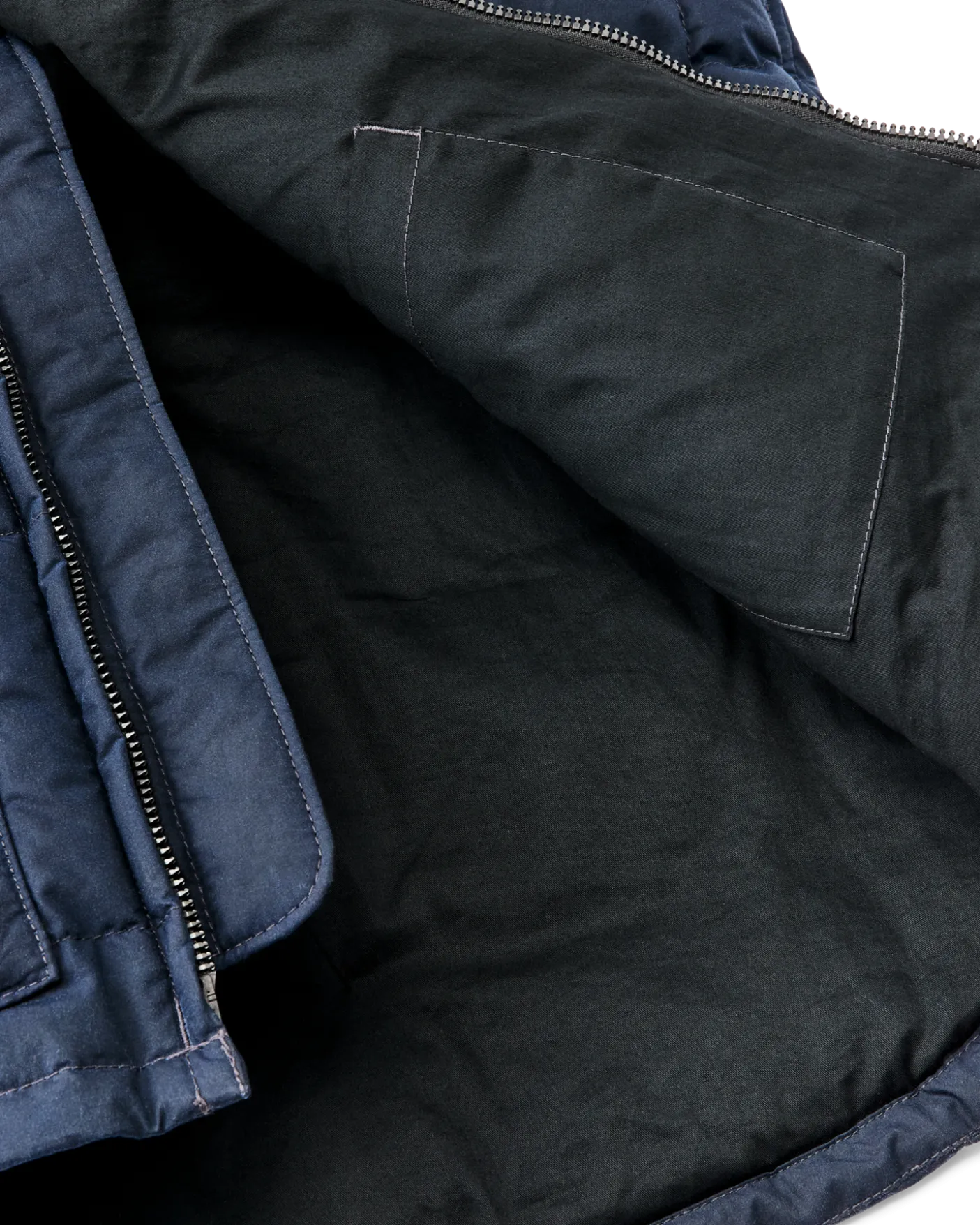 Waxed Down Vest