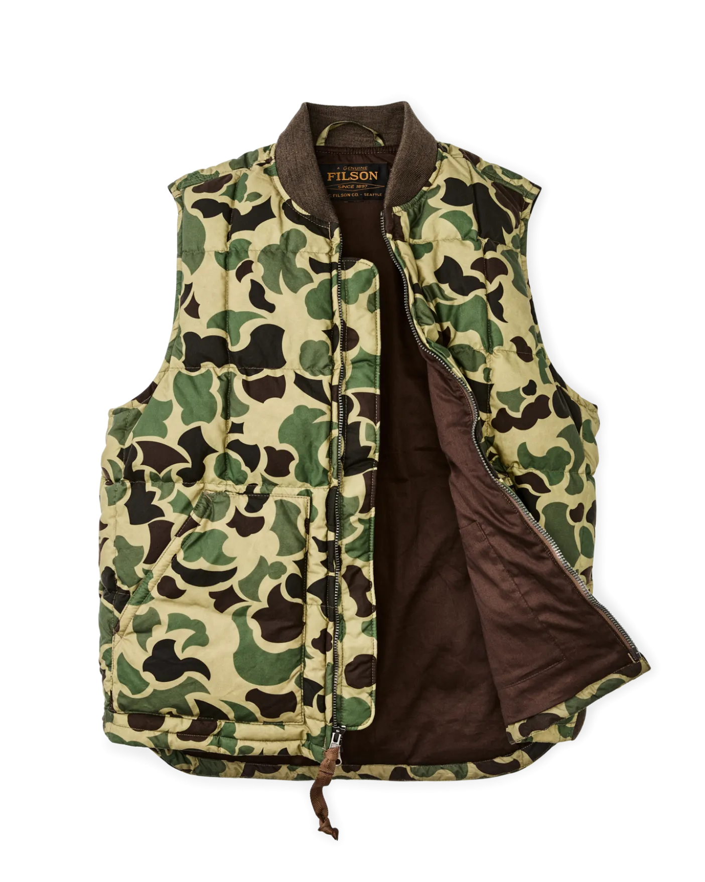 Waxed Down Vest