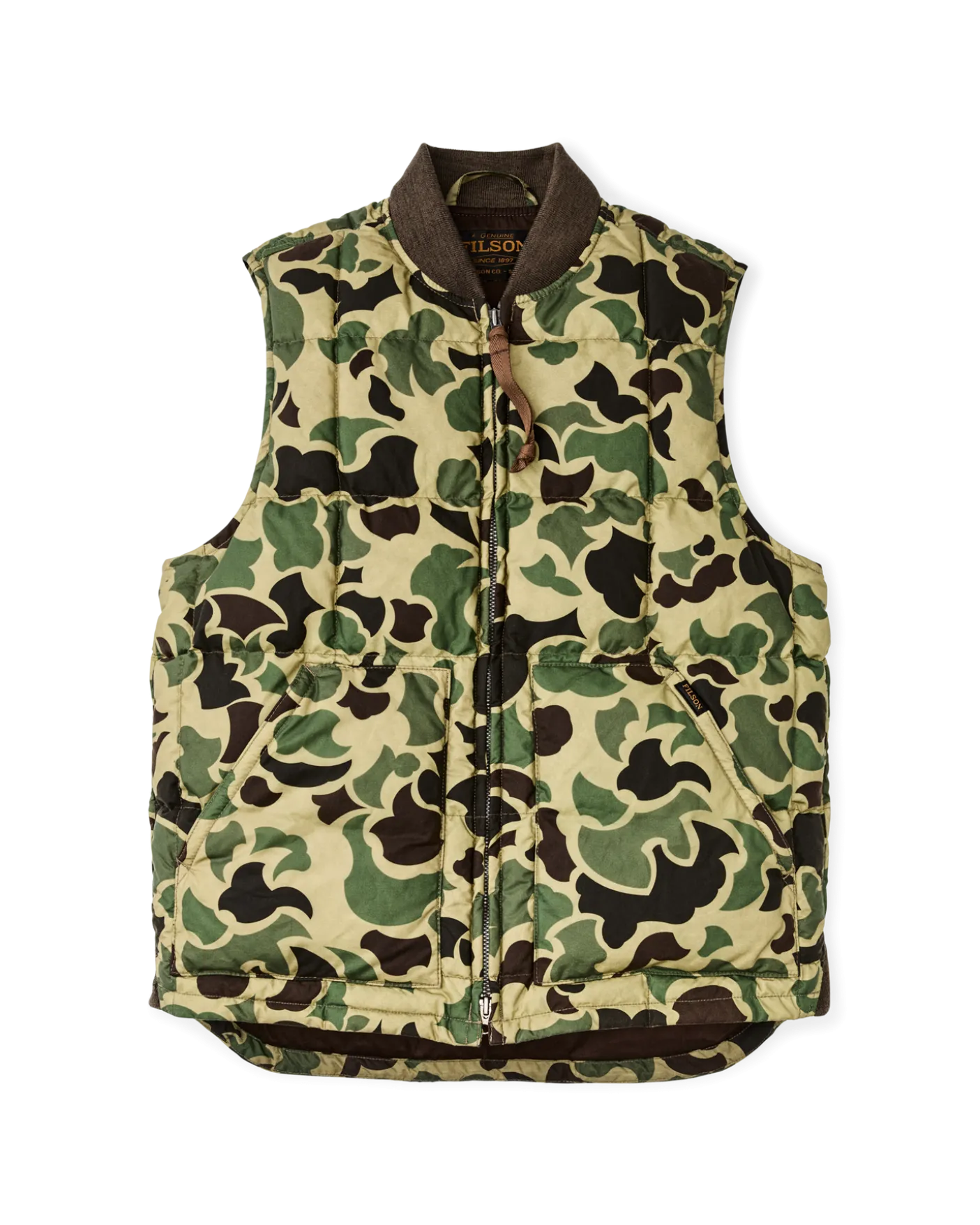 Waxed Down Vest