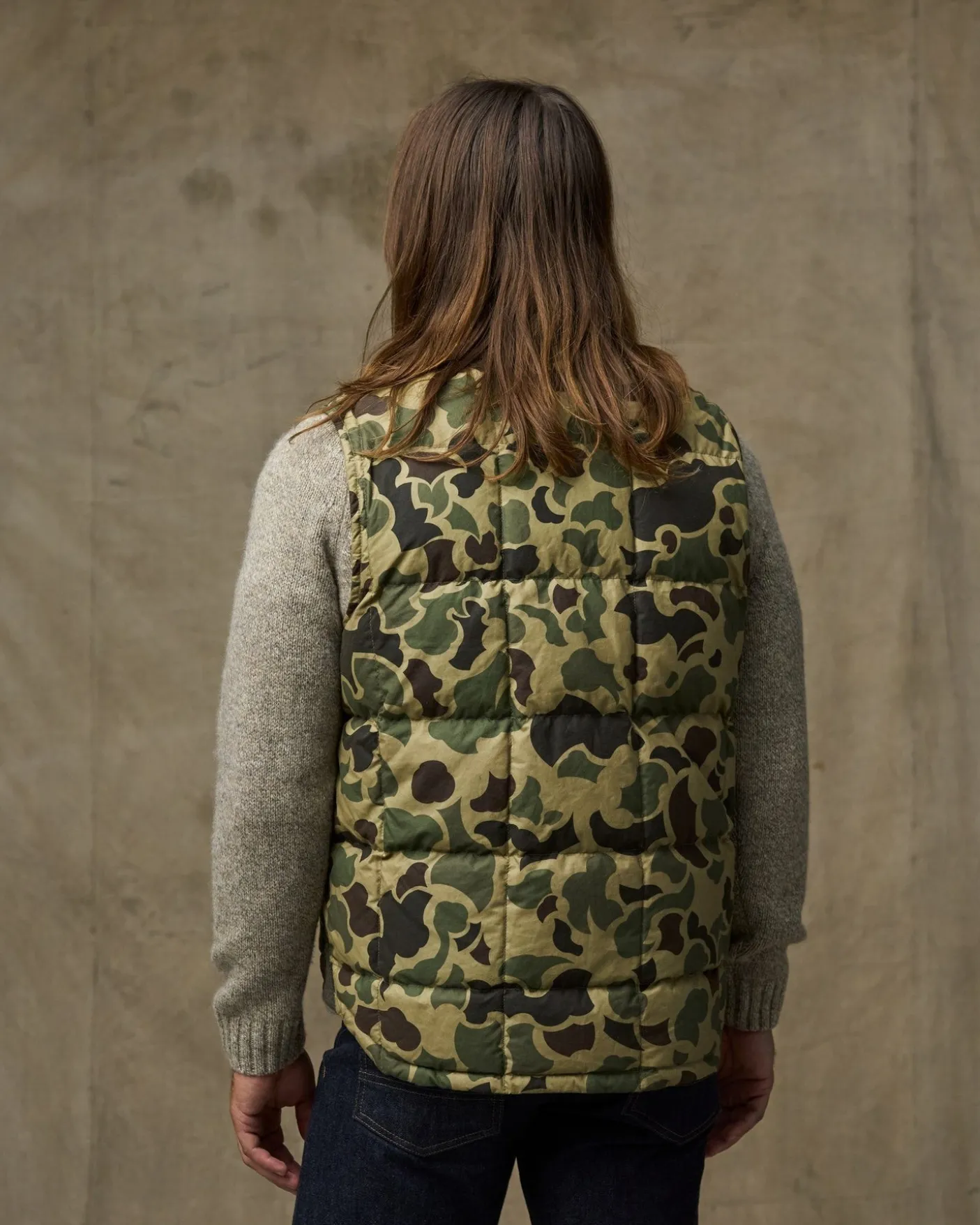Waxed Down Vest