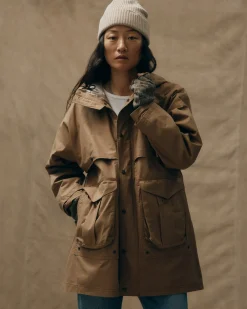 Women's Aviator Cloth Long Raincoat