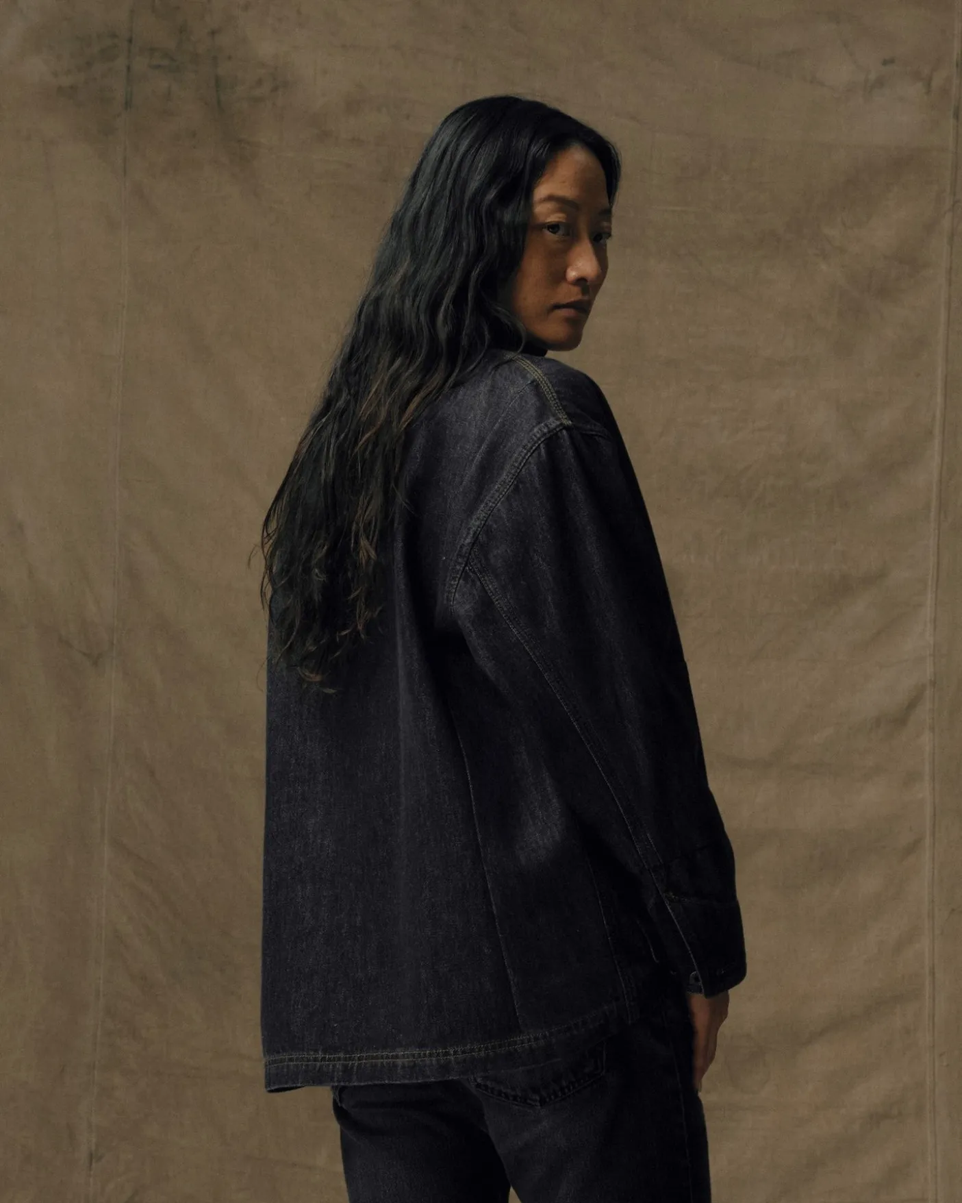 Women's Denim Barn Coat