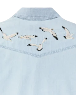 Women's Embroidered Western Shirt