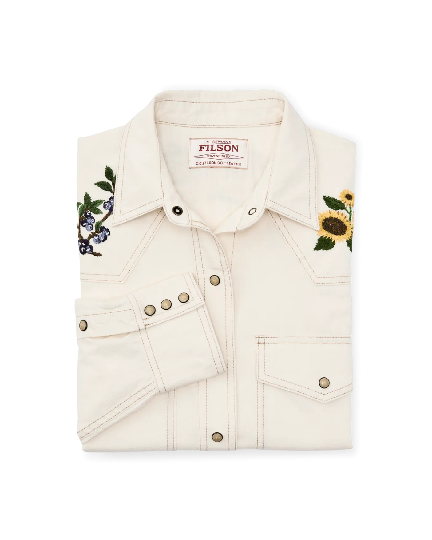 Women's Embroidered Western Shirt