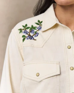 Women's Embroidered Western Shirt