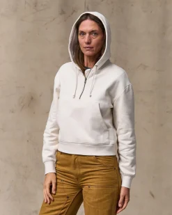 Women's French Terry Half-zip Hoodie