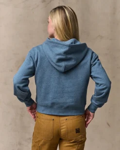 Women's French Terry Half-zip Hoodie